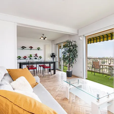Loft Style 1 Bdr - Panoramic View Swimming Pool & Garage Антиб