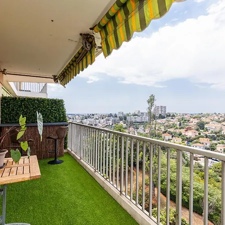 Loft Style 1 Bdr - Panoramic View Swimming Pool & Garage * Антиб