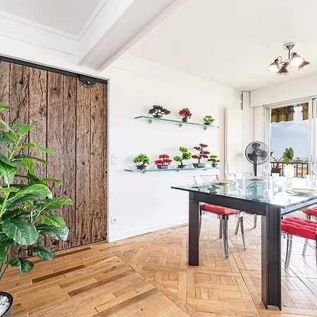 Loft Style 1 Bdr - Panoramic View Swimming Pool & Garage Antibes