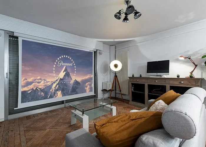 شقة Loft Style 1 Bdr - Panoramic View Swimming Pool & Garage