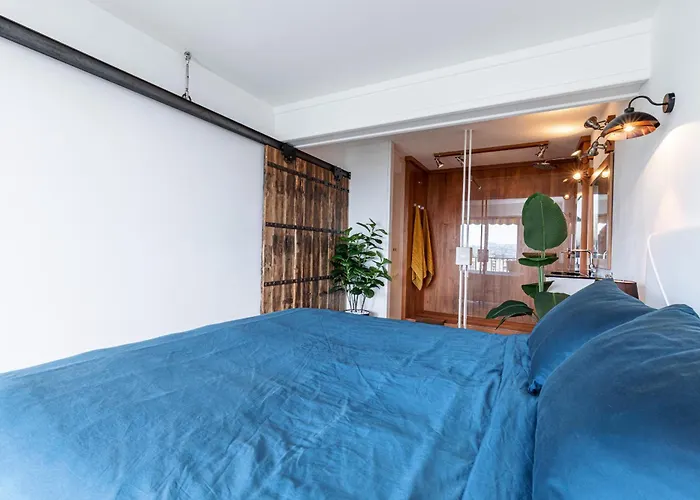 Loft Style 1 Bdr - Panoramic View Swimming Pool & Garage أنتيب